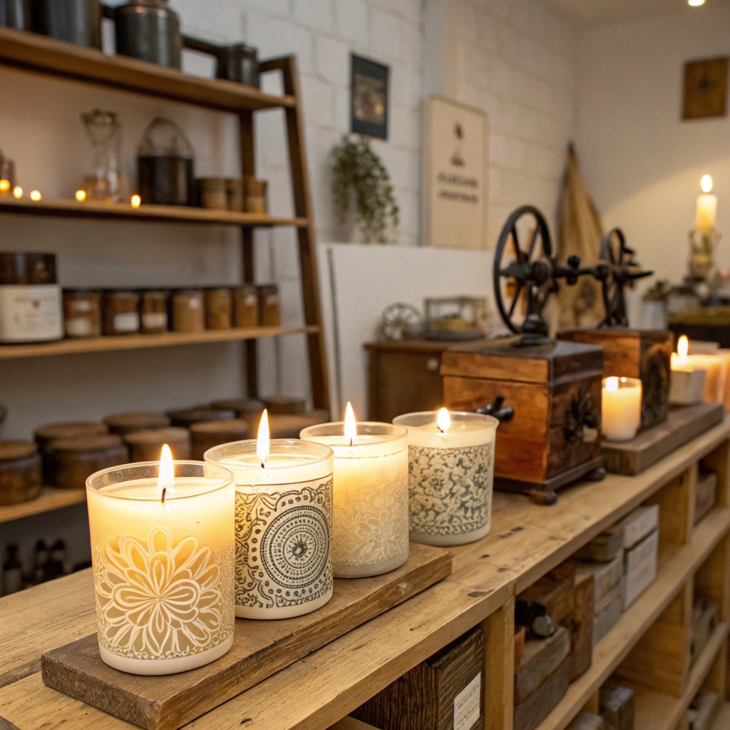 Close-up of wax texture